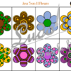 Jeu 3 en 1 Fleurs - à télécharger et à imprimer - Couleurs - Memory - Mistigri - Jeu couleurs aux dés - Printemps - Discrimination visuelle - Rapidité et observation - lslf