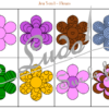 Jeu 3 en 1 Fleurs - à télécharger et à imprimer - Couleurs - Memory - Mistigri - Jeu couleurs aux dés - Printemps - Discrimination visuelle - Rapidité et observation - lslf