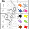 Je lance le dé, je dessine - Kit automne - hérissons, bottes, champignons, feuilles mortes, parapluie - dessin et graphisme - constellations dé et chiffre - à télécharger - à imprimer - lslf