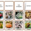 Loto combinable - automne - images photos noms et mots - jeu progressif et à combiner - lecture et observation - discrimination visuelle - fruits et légumes, animaux, objets, vêtements, météo,, fêtes et événements, éléments symboliques saisons, Halloween - PDF à télécharger et à imprimer ou jeu imprimé - Atelier maternelle ou cycle 2 - lexique vocabulaire - lslf