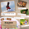 Jeu de lecture - Pâques - Lis les cartes et associe-les à la bonne photo - Lecture de phrases, fluence et compréhension de l'écrit - 4 niveaux d'aide à la lecture - Poules, oeufs, poussins, lapins, cloches - Lexique et Vocabulaire - Atelier autocorrectif apprentissage lecture - Cycle 2 - 30 photos - Disponible en 3 graphies : script, cursif, majuscule - PDF à télécharger et à imprimer ou jeu imprimé - Atelier autonome - lslf