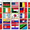 Chasse aux 100 drapeaux - Jeu à télécharger et à imprimer - Connaissances des drapeaux, pays et continents - chasse géante intérieure - Géographie, autour du monde - Observation, discrimination visuelle, patience - reconnaissance chiffres 1 à 100, lecture de mots - recherche - lslf