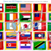 Chasse aux 100 drapeaux - Jeu à télécharger et à imprimer - Connaissances des drapeaux, pays et continents - chasse géante intérieure - Géographie, autour du monde - Observation, discrimination visuelle, patience - reconnaissance chiffres 1 à 100, lecture de mots - recherche - lslf