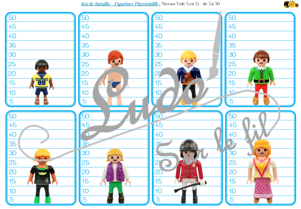 Jeu de Bataille Figurines Playmobil® Ludo Sur Le Fil