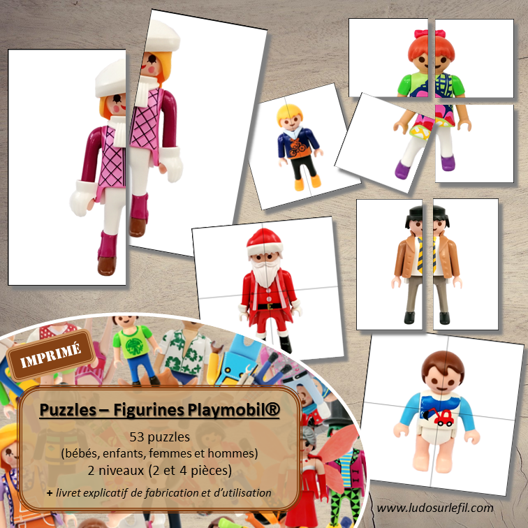 Puzzles Figurines Playmobil® - Ludo Sur Le Fil