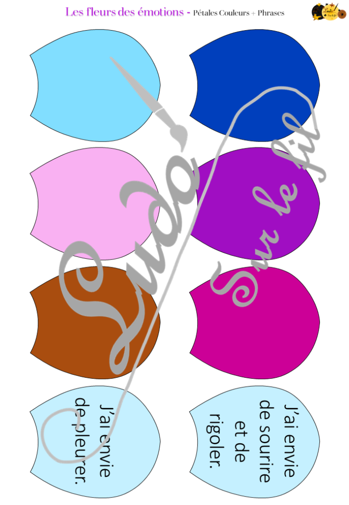 Les fleurs des émotions Ludo Sur Le Fil — free download