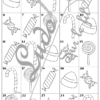 Chasse aux 100 bonbons - Jeu à télécharger et à imprimer - Couleurs et noir et blanc à colorier - chasse géante intérieure ou extérieure - Bonbons, gourmandises - Parfait pour Halloween - Observation, discrimination visuelle, patience, connaissance des chiffres de 1 à 100 - recherche - couleurs - Format PDF - lslf