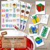 Chasse aux 100 cadeaux - Jeu à télécharger et à imprimer - Couleurs et noir et blanc à colorier - chasse géante intérieure ou extérieure - Parfait pour Noël et anniversaire - Observation, discrimination visuelle, patience, connaissance des chiffres de 1 à 100 - recherche - couleurs - Format PDF - lslf