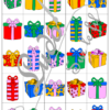 Chasse aux 100 cadeaux - Jeu à télécharger et à imprimer - Couleurs et noir et blanc à colorier - chasse géante intérieure ou extérieure - Parfait pour Noël et anniversaire - Observation, discrimination visuelle, patience, connaissance des chiffres de 1 à 100 - recherche - couleurs - Format PDF - lslf