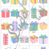 Chasse aux 100 cadeaux - Jeu à télécharger et à imprimer - Couleurs et noir et blanc à colorier - chasse géante intérieure ou extérieure - Parfait pour Noël et anniversaire - Observation, discrimination visuelle, patience, connaissance des chiffres de 1 à 100 - recherche - couleurs - Format PDF - lslf