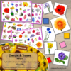 Cherche et Trouve - Lynx - Fleurs - 4 planches pour un plateau modulable à souhait et différents niveaux de jeu - jusqu'à 100 cartes à trouver - jeu observation et rapidité - à télécharger et à imprimer ou jeu imprimé - atelier maternelle - Photos sur fond blanc - Printemps et Nature - lslf