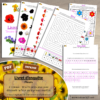 Livret Enquête sur les fleurs - Multi-jeux pour résoudre une énigme et découvrir une fleur ou une phrase Mystère - Labyrinthe, Pixel Art, Puzzle, Zoom, Détails, Logigramme, Parcours codés, Mise en paire, association formes et couleurs, mots croisés, ombres, puzzles, dénombrement, cherche et trouve, pyramide, additions, sudoku, le sais-tu, logigramme, devinettes - Cahier de jeux et d'activités pour le Printemps - PDF à télécharger et à imprimer ou jeu imprimé - 2 niveaux : maternelle, cycle 2 et 3 - lslf