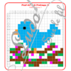 Pixel Art Codés et classiques - Thème Printemps - Fleurs, arbre, insectes, météo, jardinage - Colorie le pixel art en fonction du modèle ou des indications - Repérage dans une grille, un tableau, un quadrillage - Codé par lettres et chiffres - Connaissance des couleurs - Repérage spatial - Patience - 4 niveaux - modèle, grille vierge - cycle 2, 3 ou plus - jeu PDF à télécharger et à imprimer ou jeu imprimé - lslf