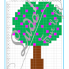 Pixel Art Codés et classiques - Thème Printemps - Fleurs, arbre, insectes, météo, jardinage - Colorie le pixel art en fonction du modèle ou des indications - Repérage dans une grille, un tableau, un quadrillage - Codé par lettres et chiffres - Connaissance des couleurs - Repérage spatial - Patience - 4 niveaux - modèle, grille vierge - cycle 2, 3 ou plus - jeu PDF à télécharger et à imprimer ou jeu imprimé - lslf
