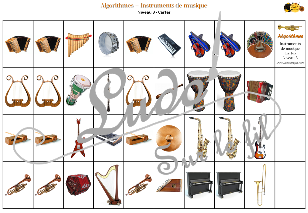 Algorithmes - Instruments de musique