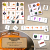 Suis les parcours codés - Halloween - Fête, peur, bonbons, citrouilles, monstres - codage, repérage et vocabulaire spatial - jeu et atelier autonome et autocorrectif Maternelle (Cycle 1) et Primaire (Cycle 2) - Niveaux et difficulté progressifs - PDF à télécharger et à imprimer ou jeu imprimé - difficulté progressive et solutions - lslf