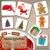 Jeu association Photos Dessins - Noël - Décorations, personnages, gourmandises... - Photos à associer à leur illustration - Discrimination visuelle, vocabulaire, lexique - document PDF à télécharger et à imprimer ou jeu imprimé - atelier autocorrectif et autonome maternelle - lslf