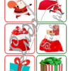 Jeu association Photos Dessins - Noël - Décorations, personnages, gourmandises... - Photos à associer à leur illustration - Discrimination visuelle, vocabulaire, lexique - document PDF à télécharger et à imprimer ou jeu imprimé - atelier autocorrectif et autonome maternelle - lslf