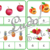 Jeu de cartes à pince de dénombrement de 1 à 15 - Thème Fruits, potager et printemps - 30 cartes autocorrectives avec différentes représentations des nombres - constellations du dé, chiffres, doigts de la main, mélangé - compter de 1 à 15 - 120 cartes réparties en 4 niveaux de difficulté - progressif - Autocorrection au dos - Atelier autonome maternelle ou élémentaire - Cycles 1 et 2 - Document PDF à télécharger et imprimer ou jeu imprimé - Motricité fine et pince Pouce-Index avec pinces à linge - ludique - lslf