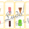 Jeu de bataille - Glaces et été - Comparaison de taille et de chiffres et nombres - 4 niveaux - avec ou sans chiffre - de 1 à 6 - de 1 à 10 - de 5 à 50 de 5 en 5 - de 10 à 100 de 10 en 10 - Progressif - Classement par ordre croissant - Rangement - Tri taille - Reconnaissance Chiffres - à télécharger et à imprimer ou jeu imprimé - Atelier maternelle et Cycle 2 - Vocabulaire aliments - lslf