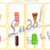 Jeu de bataille - Glaces et été - Comparaison de taille et de chiffres et nombres - 4 niveaux - avec ou sans chiffre - de 1 à 6 - de 1 à 10 - de 5 à 50 de 5 en 5 - de 10 à 100 de 10 en 10 - Progressif - Classement par ordre croissant - Rangement - Tri taille - Reconnaissance Chiffres - à télécharger et à imprimer ou jeu imprimé - Atelier maternelle et Cycle 2 - Vocabulaire aliments - lslf