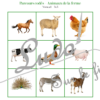 Suis les parcours codés - Animaux de la ferme - codage, repérage et vocabulaire spatial - jeu et atelier autonome et autocorrectif Maternelle (Cycle 1) et Primaire (Cycle 2) - Niveaux et difficulté progressifs - PDF à télécharger et à imprimer ou jeu imprimé - difficulté progressive et solutions - lslf