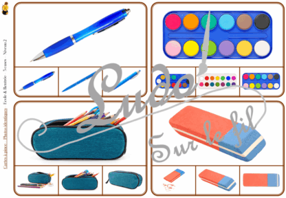 Jeu de cartes à pince - Photos identiques - Thème Ecole et rentrée scolaire - 80 cartes autocorrectives de différents niveaux - 3 ou 4 propositions de réponses - Niveau 1 : objets différents - Niveau 2 : objets issus de la même catégorie - différents niveaux de difficulté - progressif - Autocorrection au dos : point grisé - Atelier autonome pré-scolaire, maternelle ou élémentaire - Cycles 1 et 2 - Document PDF à télécharger et imprimer ou jeu imprimé - Motricité fine et pince Pouce-Index avec pinces à linge, observation, discrimination visuelle, logique - ludique - Thème école, rentrée, fournitures scolaires - lslf