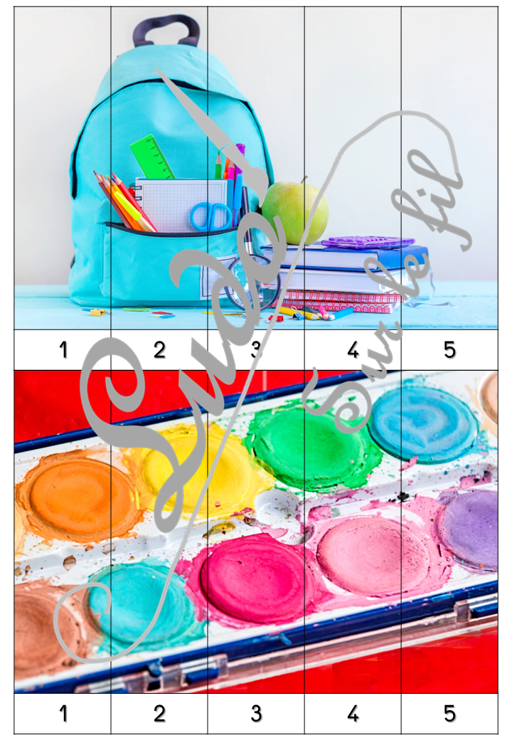 Puzzles Num riques Ecole Et Rentr e Ludo Sur Le Fil
