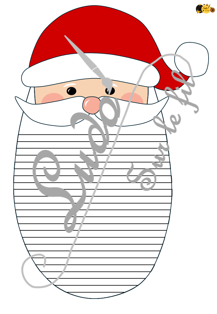 Décompte de l'avent La barbe du père Noël - Bricolage rigolo - Calendrier de l'avent pour patienter jusqu'à Noël - Découpe la barbe du père Noël pour patienter avant les fêtes - Plusieurs versions - Nombres dans un sens, dans l'autre ou sans - Découpage - Thème Noël, Avent - Document PDF à imprimer et à télécharger gratuitement - Printable Gratuit - Bricolage, Arts visuels maternelle ou élémentaire - Cycle 1, 2 ou 3 - à télécharger et à imprimer - lslf